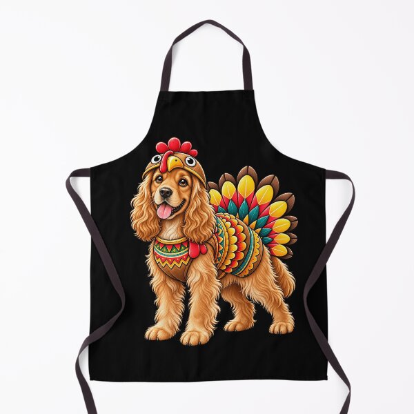 Item preview, Funny Cocker Spaniel Turkey Costume Thanksgiving Dog Lover designed and sold by rafaeltto.