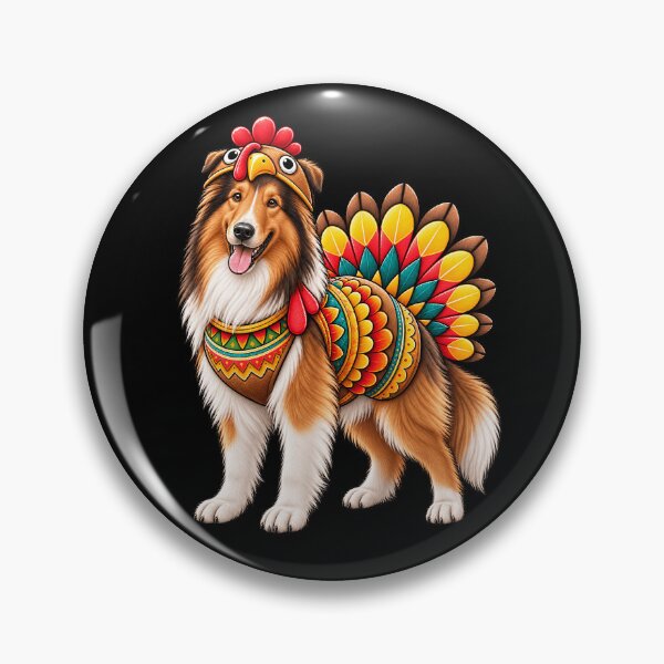 Item preview, Funny Collie Turkey Costume Thanksgiving Dog Lover designed and sold by rafaeltto.