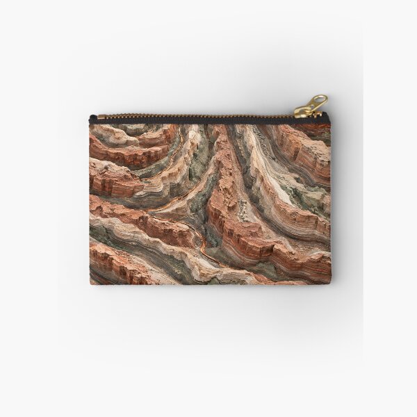 Item preview, Spiral Canyon Labyrinth – Layered Desert Rock Texture Art Print designed and sold by Kaleidoscope Print.