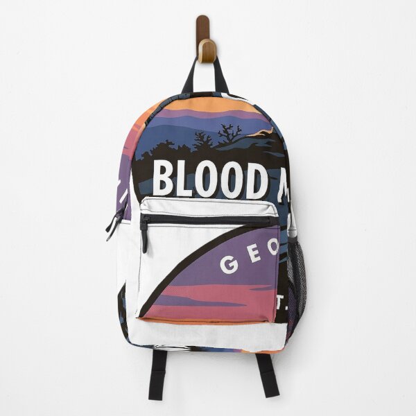Item preview, Blood Mountain Georgia Summit Shelter Sunset Round Badge Sticker designed and sold by DetourDgn.