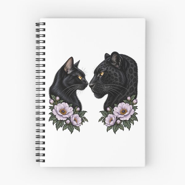 Item preview, Black Cat Panther Purple Flower designed and sold by Old's Cool Cat Studio.