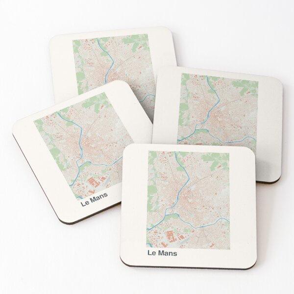 Item preview, Le Mans Minimalistic Map Art designed and sold by MapsNerd.