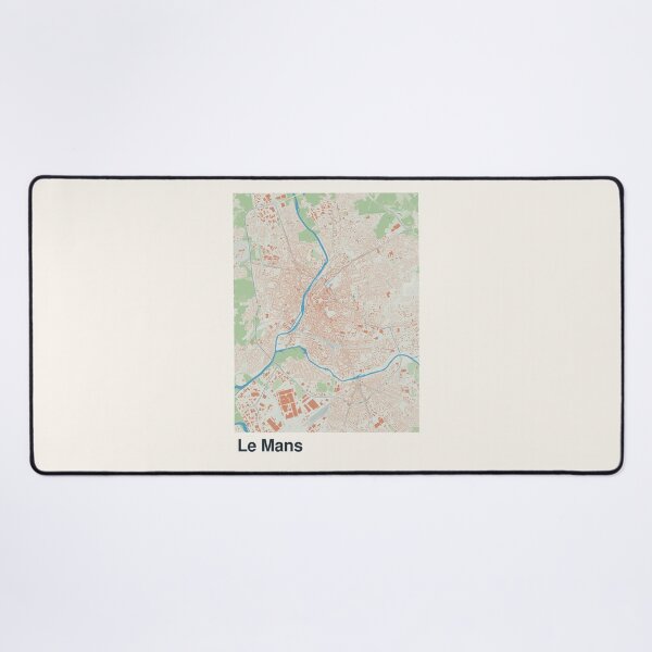 Item preview, Le Mans Minimalistic Map Art designed and sold by MapsNerd.