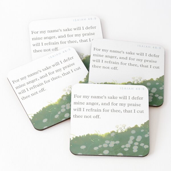 Item preview, Isaiah 48:9 designed and sold by Undonemadenew.