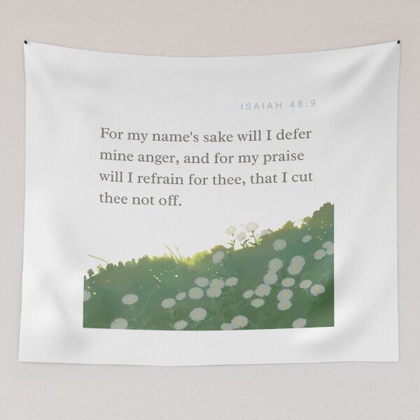 Item preview, Isaiah 48:9 designed and sold by Undonemadenew.