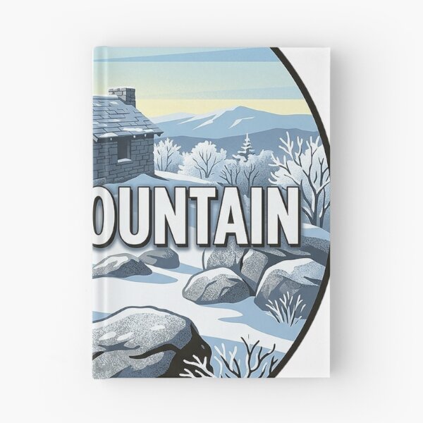 Item preview, Blood Mountain Georgia Winter Stone Shelter Round Badge Sticker designed and sold by DetourDgn.