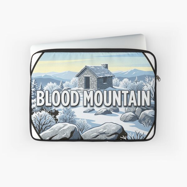 Item preview, Blood Mountain Georgia Winter Stone Shelter Round Badge Sticker designed and sold by DetourDgn.