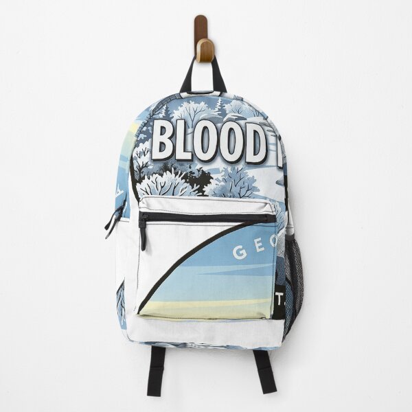 Item preview, Blood Mountain Georgia Winter Stone Shelter Round Badge Sticker designed and sold by DetourDgn.