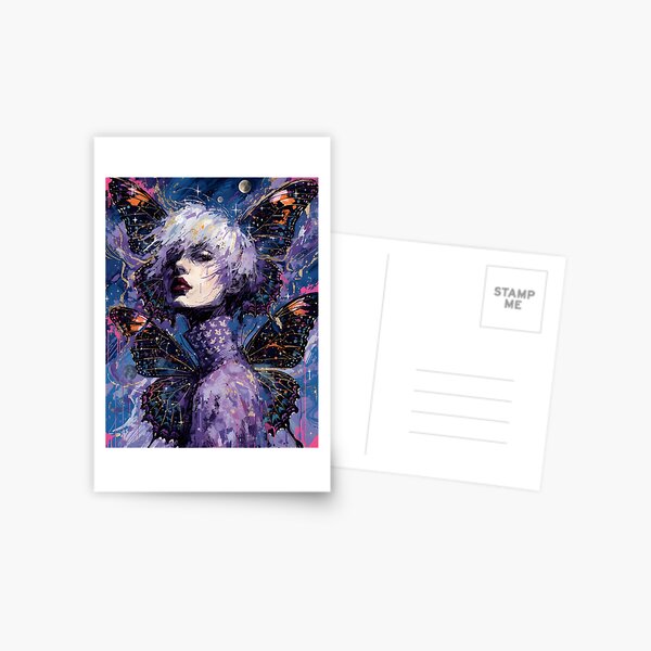 Item preview, Girl and butterflies designed and sold by Creative Line Prints.
