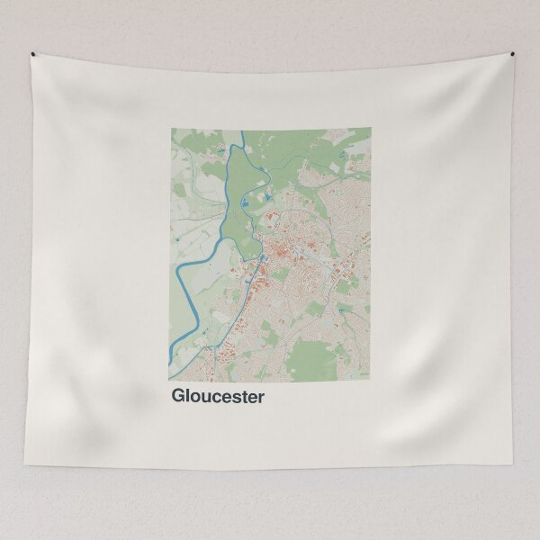 Item preview, Gloucester Minimalistic Map Art designed and sold by MapsNerd.