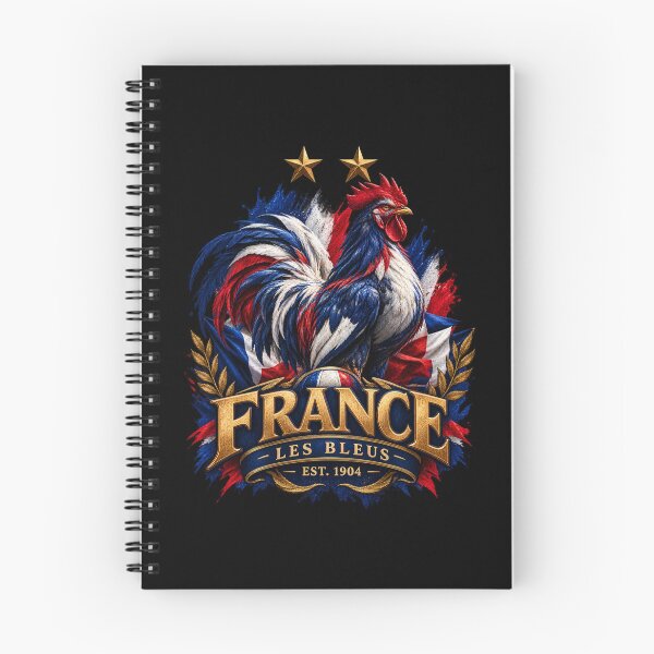 Aperçu de l'œuvre France Football | Les Bleus | Patrimoine du Coq gaulois créée et vendue par WildTrace.