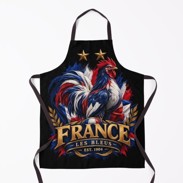 Aperçu de l'œuvre France Football | Les Bleus | Patrimoine du Coq gaulois créée et vendue par WildTrace.