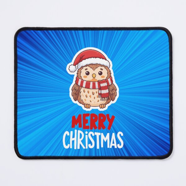 Item preview, Cute Merry Christmas Owl Holiday Art designed and sold by stormk10.