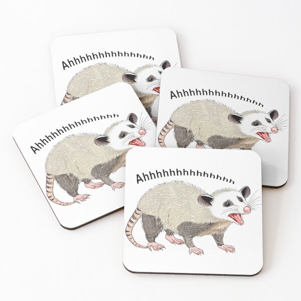 Item preview, Stressed Cute Screaming Opossum designed and sold by darksteel101.