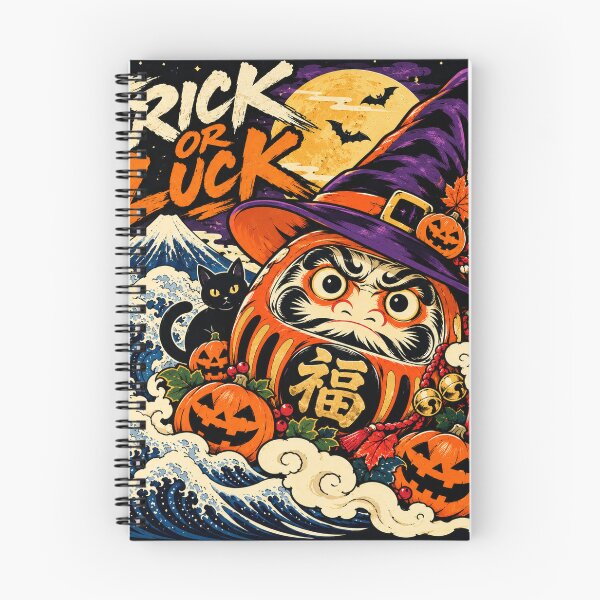 Item preview, Halloween Daruma – Trick or Luck | Japanese Halloween Art designed and sold by KASUMINK.