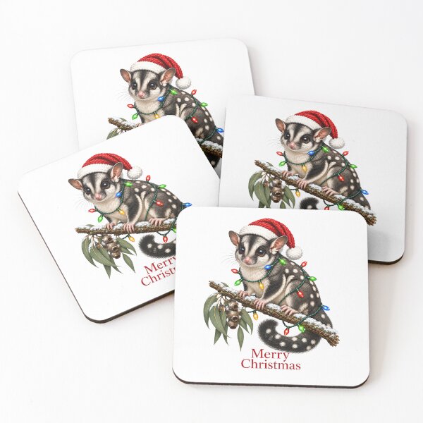 Item preview, Sugar Glider Christmas – Cute Australian Animal Merry Christmas designed and sold by SVALANART.