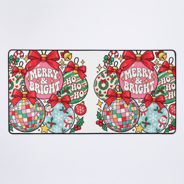Item preview, Merry & Bright Christmas Ornaments Retro Holiday T-Shirt designed and sold by DesignArtist.ia.