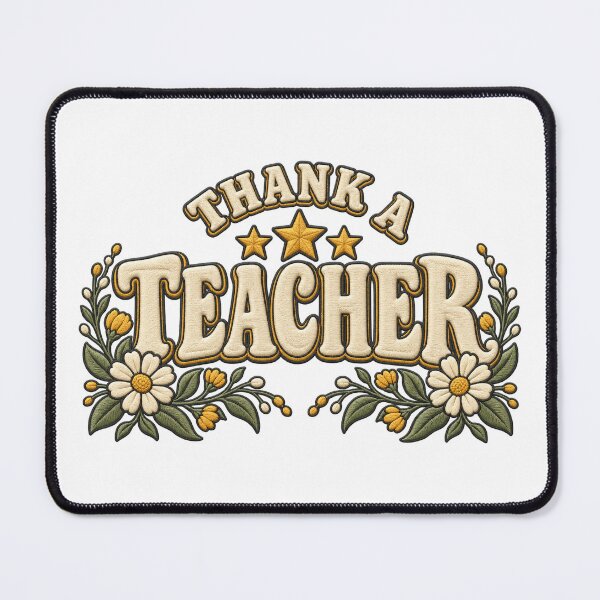Item preview, Thank a Teacher Educator Gratitude Humor designed and sold by ArtDesignTp.