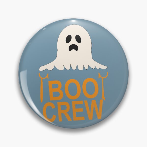 Item preview, Boo Crew Cute Ghost Halloween Typography Design designed and sold by Mdjahirulsk.