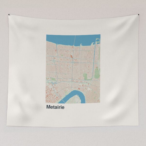 Item preview, Metairie Minimalistic Map Art designed and sold by MapsNerd.