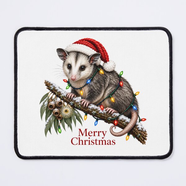 Item preview, Opossum Christmas – Cute Merry Christmas Opossum designed and sold by SVALANART.