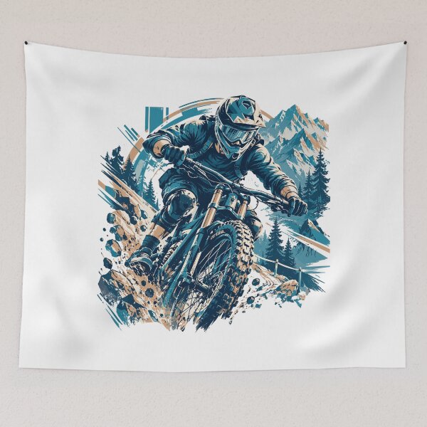 Item preview, Full throttle mountain biking – feel the adrenaline! designed and sold by Pineapple-Tree.