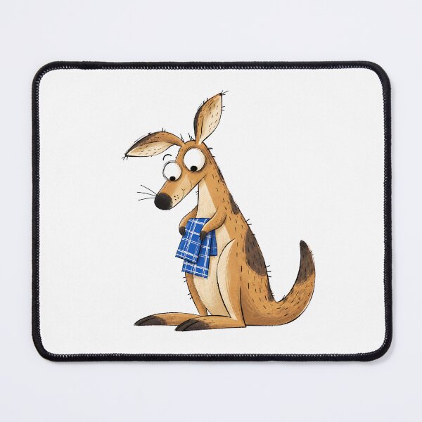 Item preview, Kangaroo with a Folded Tea Towel designed and sold by The-Art-of-D.