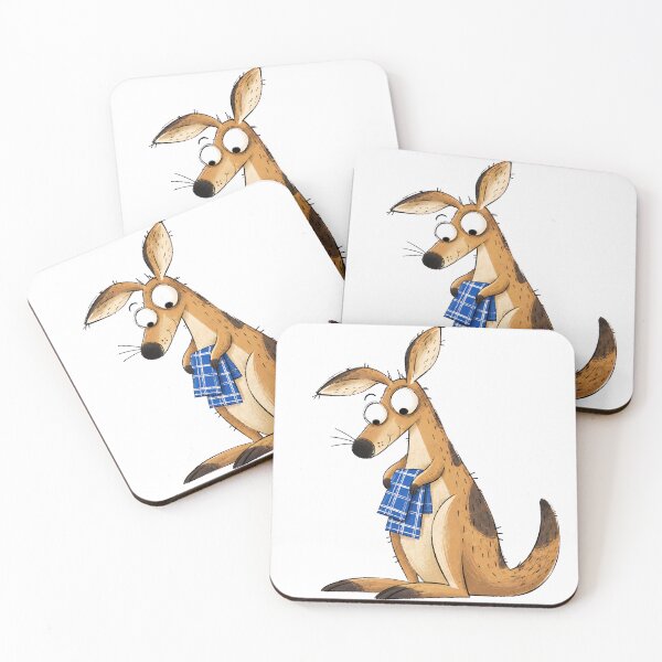Item preview, Kangaroo with a Folded Tea Towel designed and sold by The-Art-of-D.