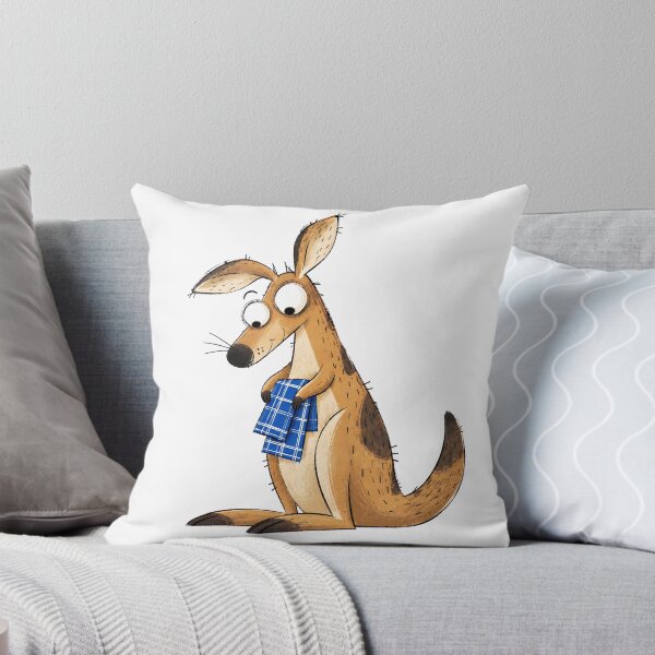 Item preview, Kangaroo with a Folded Tea Towel designed and sold by The-Art-of-D.