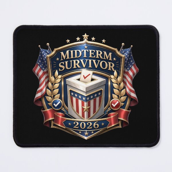 Item preview, Midterm Survivor 2026 – Funny Election & Political Humor Design designed and sold by ManggaeJM.
