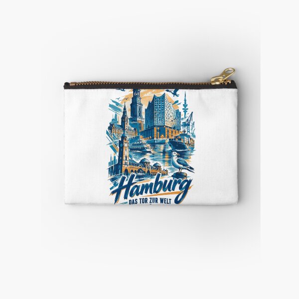 Item preview, Hamburg Silhouette – The Gateway to the World Design designed and sold by Pineapple-Tree.