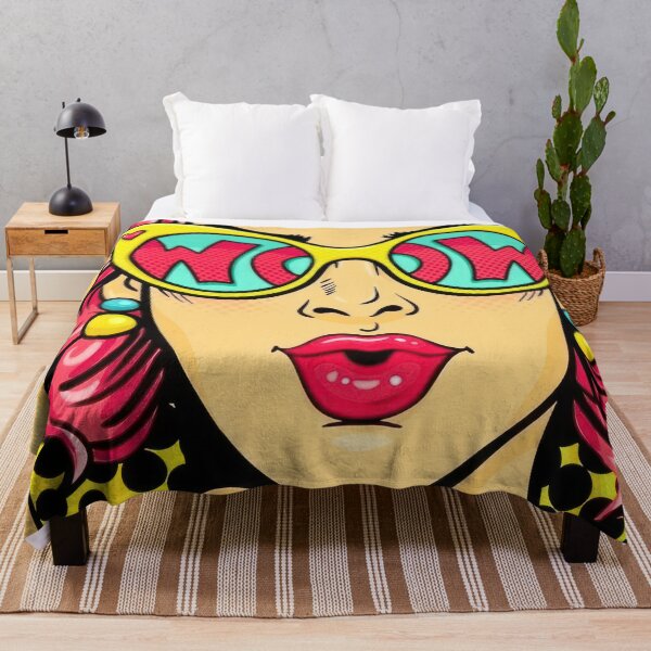 Item preview, Lámina Pop Woman, Lienzo Pop, Arte de pared en lienzo de Roy Lichtenstein, Arte de pared pintado por Roy Lichtenstein, Lámina de Roy Lichtenstein, Listo para colgar designed and sold by johannezm.