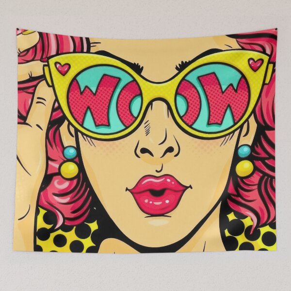 Item preview, Lámina Pop Woman, Lienzo Pop, Arte de pared en lienzo de Roy Lichtenstein, Arte de pared pintado por Roy Lichtenstein, Lámina de Roy Lichtenstein, Listo para colgar designed and sold by johannezm.