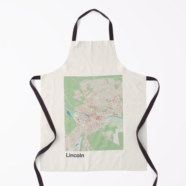 Item preview, Lincoln Minimalistic Map Art designed and sold by MapsNerd.