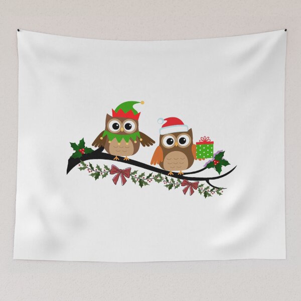 Item preview, Festive Owl Christmas 2026 designed and sold by DixieGirlStudio.