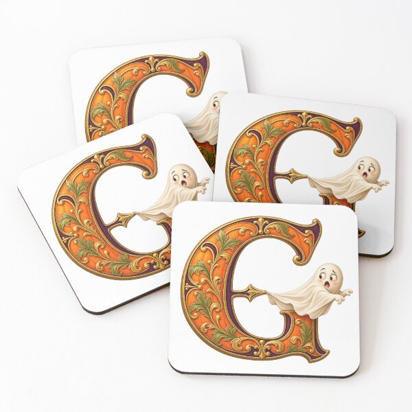 Item preview, THE HAUNTED LETTERS COLLECTION - G — GHOST GETS SNAGGED designed and sold by WheelieGdArt.