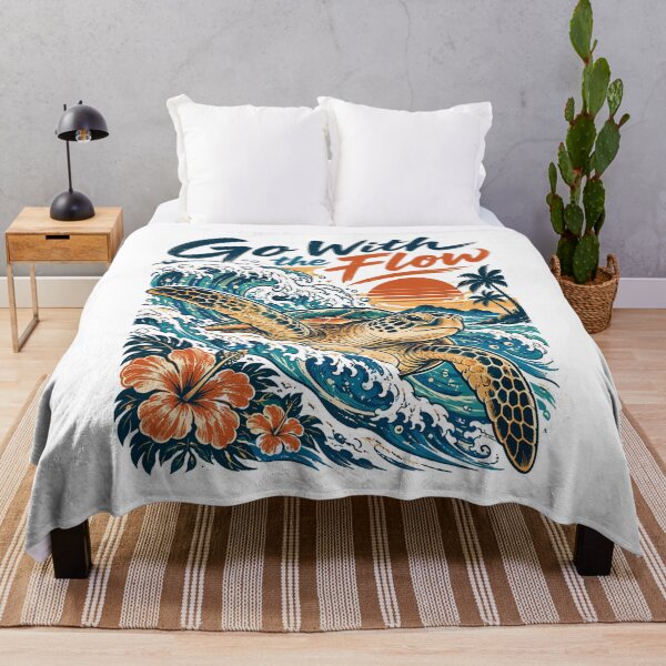 Item preview, Go With the Flow – Honu Sea Turtle designed and sold by Pineapple-Tree.