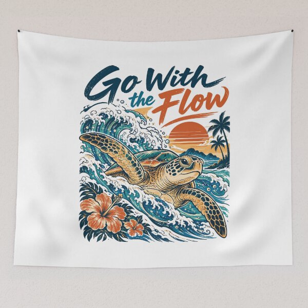 Item preview, Go With the Flow – Honu Sea Turtle designed and sold by Pineapple-Tree.