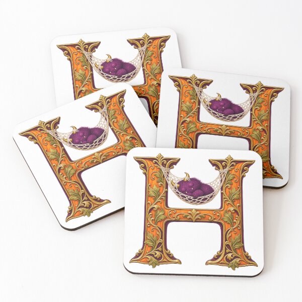 Item preview, THE HAUNTED LETTERS COLLECTION - H — HAUNTED HAMMOCK designed and sold by WheelieGdArt.