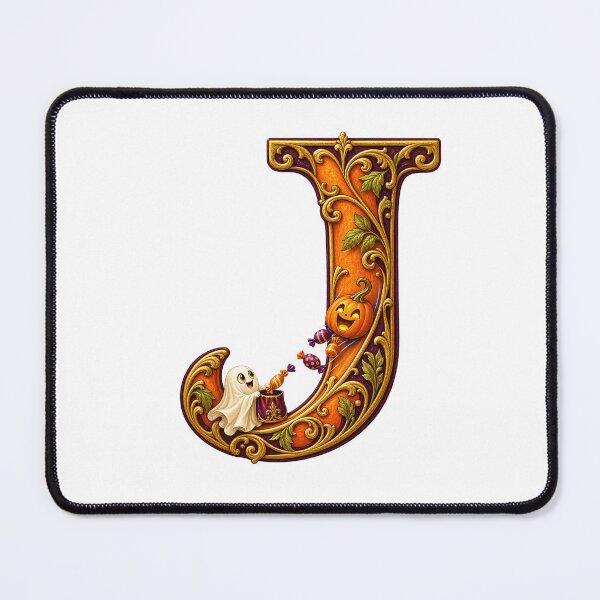 Item preview, THE HAUNTED LETTERS COLLECTION - J — JACK’S CANDY SLIDE designed and sold by WheelieGdArt.