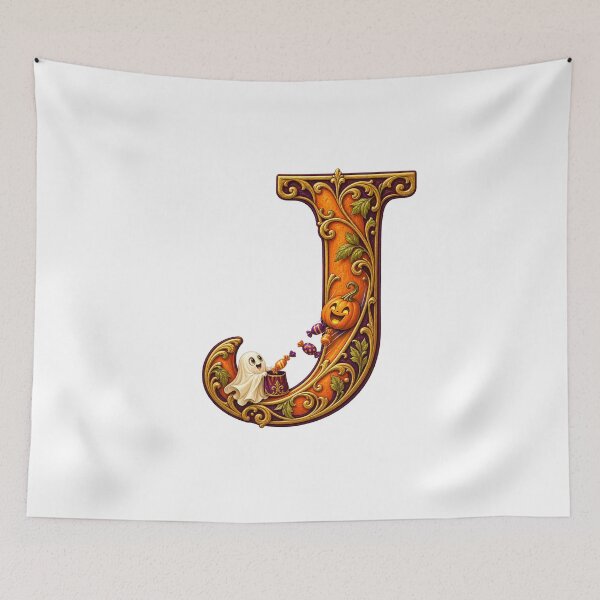Item preview, THE HAUNTED LETTERS COLLECTION - J — JACK’S CANDY SLIDE designed and sold by WheelieGdArt.