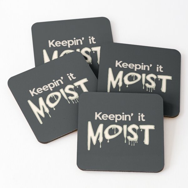 Item preview, Weird Keeping it Moist Cringe Humor Black designed and sold by TackyTime.