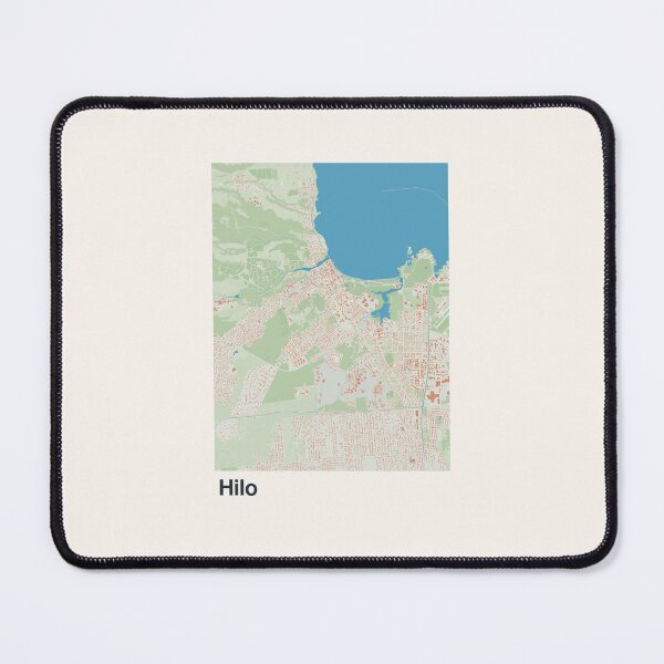 Item preview, Hilo Minimalistic Map Art designed and sold by MapsNerd.