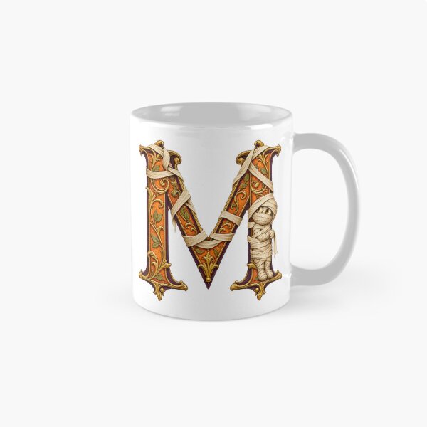 Item preview, THE HAUNTED LETTERS COLLECTION - M — MUMMY MISHAP designed and sold by WheelieGdArt.