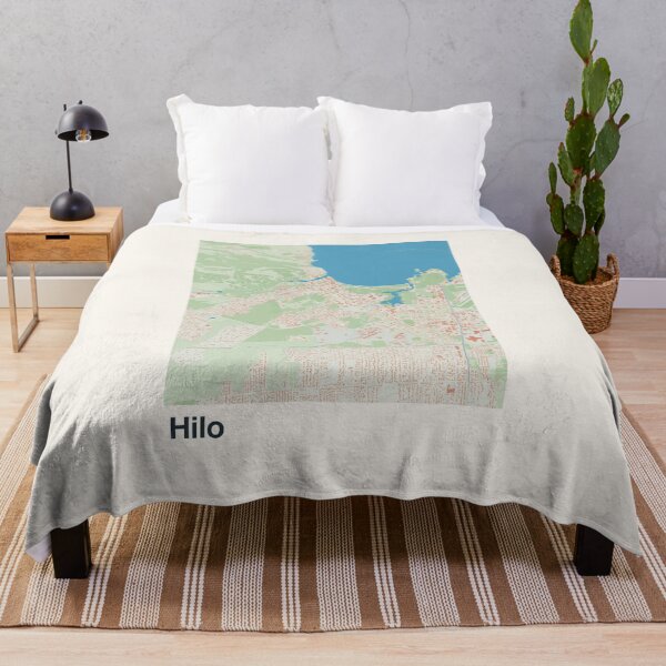 Artikelvorschau, Minimalistische Kartenkunst von Hilo entworfen und verkauft von MapsNerd.