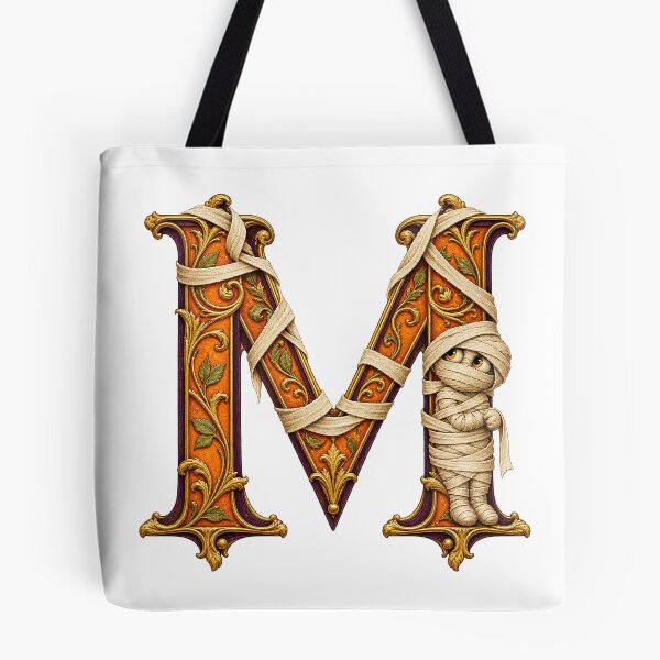 Item preview, THE HAUNTED LETTERS COLLECTION - M — MUMMY MISHAP designed and sold by WheelieGdArt.
