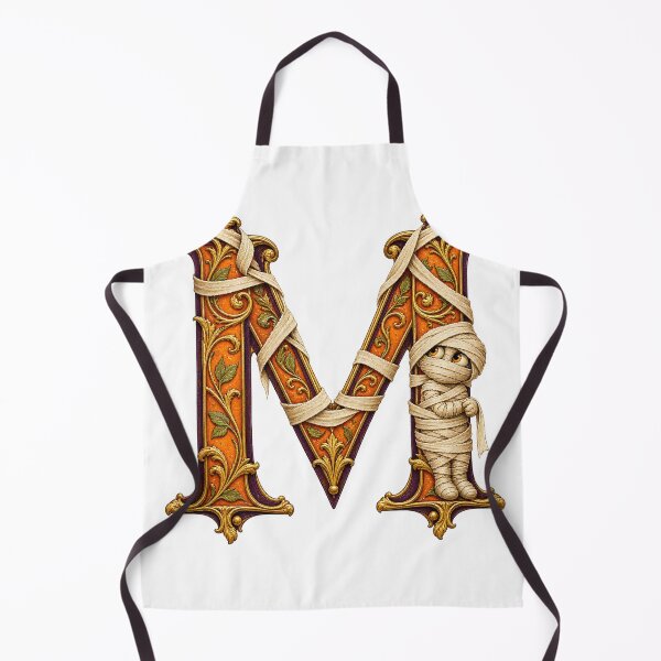 Item preview, THE HAUNTED LETTERS COLLECTION - M — MUMMY MISHAP designed and sold by WheelieGdArt.