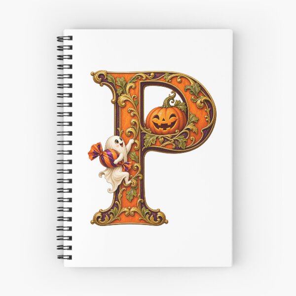 Item preview, THE HAUNTED LETTERS COLLECTION - P — PUMPKIN PENTHOUSE designed and sold by WheelieGdArt.