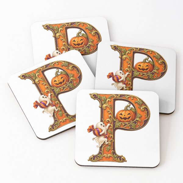 Item preview, THE HAUNTED LETTERS COLLECTION - P — PUMPKIN PENTHOUSE designed and sold by WheelieGdArt.