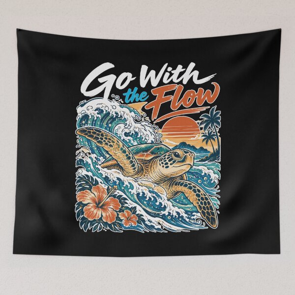 Item preview, Go With the Flow – Honu Sea Turtle designed and sold by Pineapple-Tree.